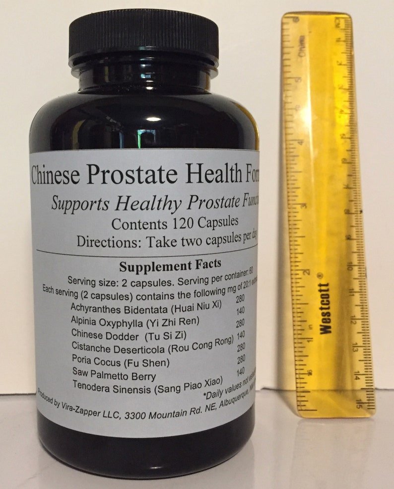 Chinese Prostate Health Supplement large bottle 120