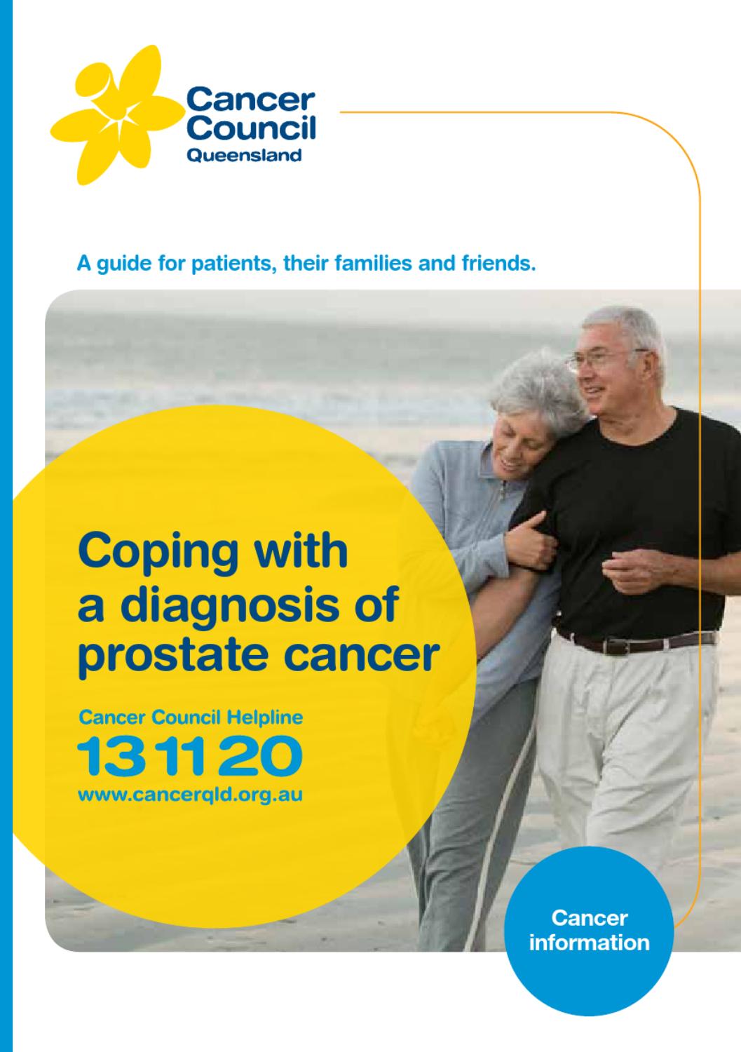 Coping with a Diagnosis of Prostate Cancer booklet by Prostate Cancer ...