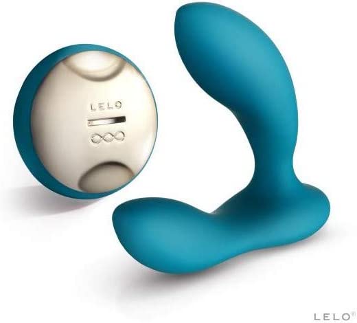LELO HUGO Male Prostate Massager, Ocean Blue, Remote Controlled ...