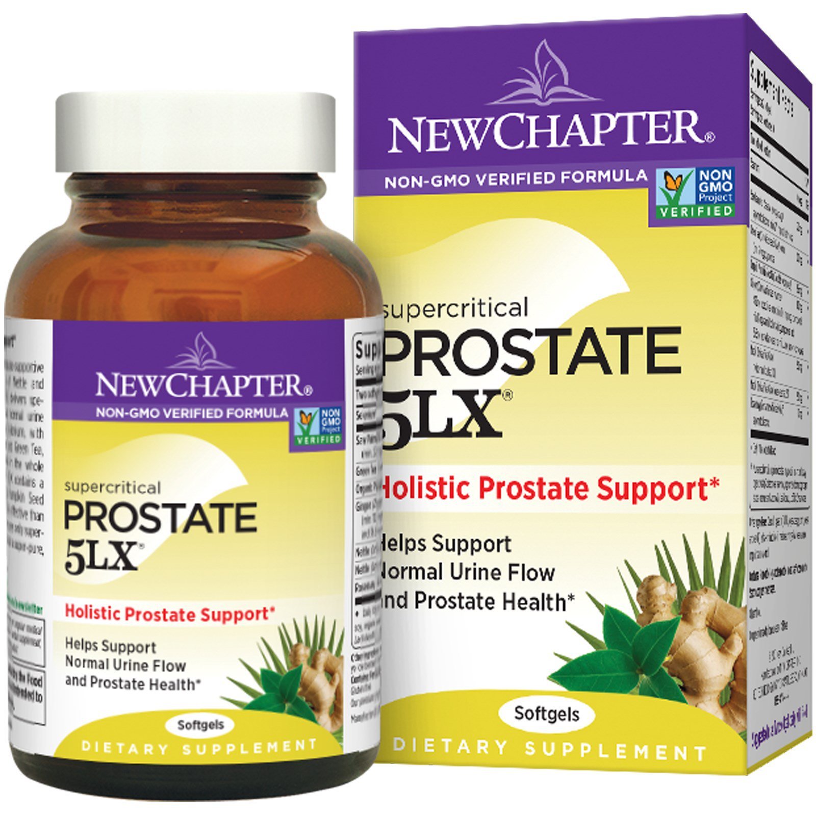 New Chapter, Supercritical Prostate 5LX, 120 Softgels
