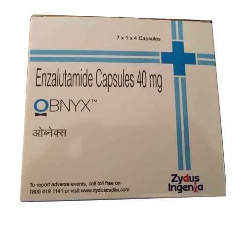 OBNYX 40mg Enzalutamide a Prostate Cancer Drug at 70% Lower Price in India