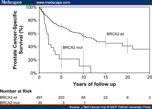 Prostate Cancer Progression and Survival in BRCA2 Mutation Carriers