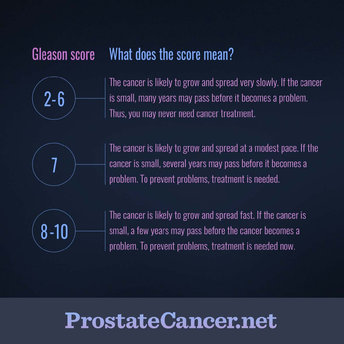 Prostate Cancer Stage 2 Gleason Score 7