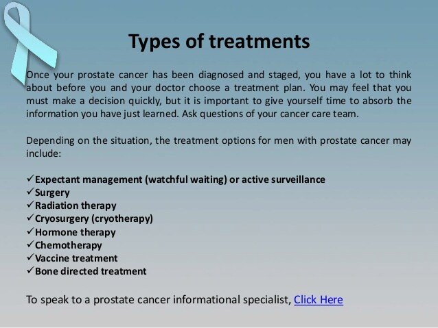 Prostate Cancer Treatment Options