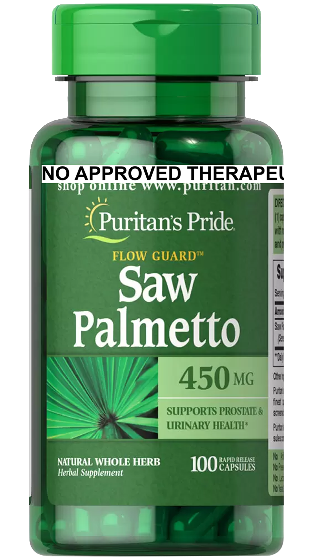 Saw Palmetto 450mg for Prostate Health