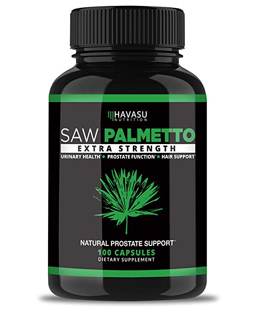 Saw Palmetto Supplement for Prostate Health, 100 Capsules ...