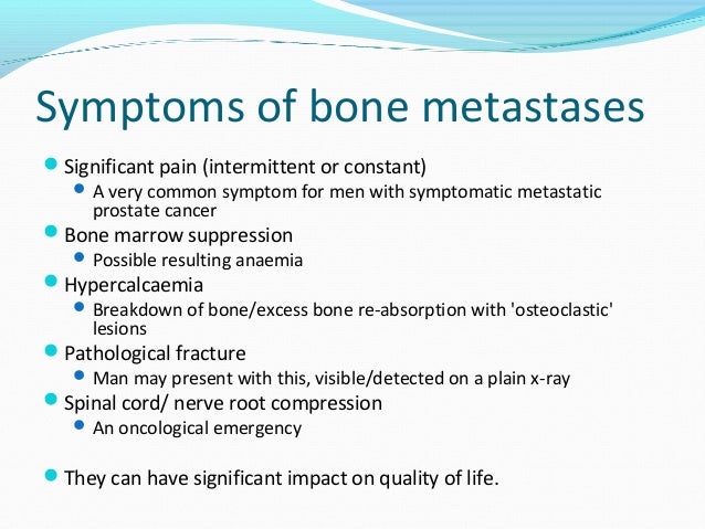 Treatment of bone metastases