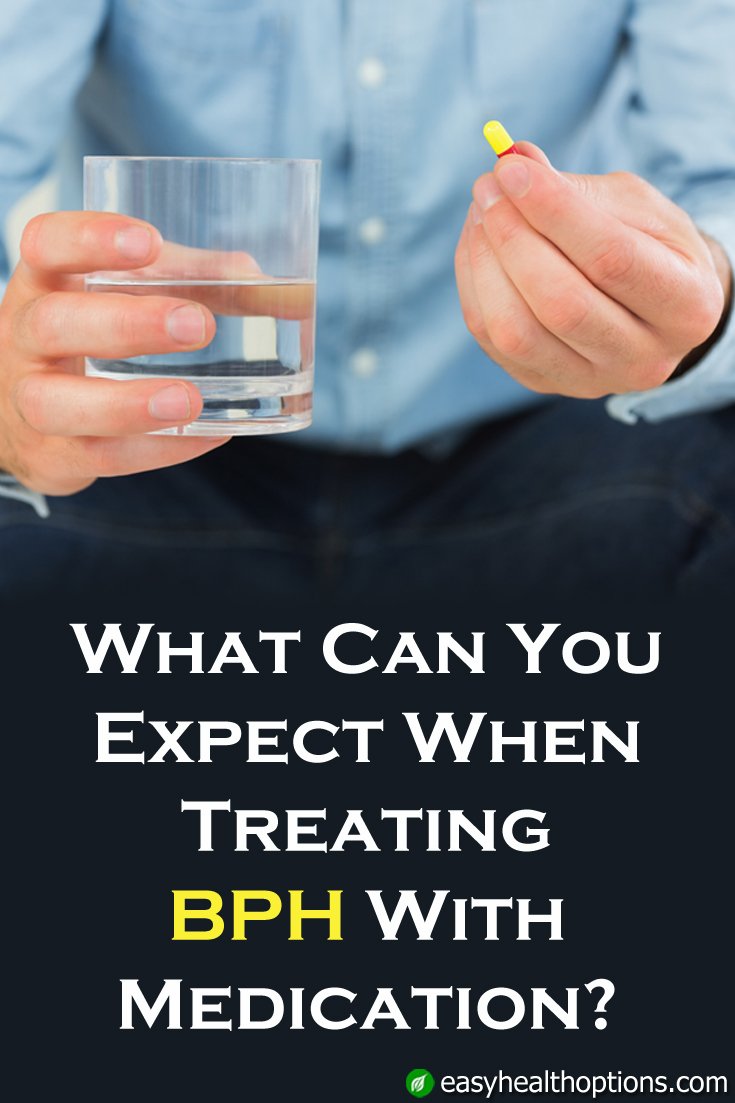 What to expect when treating enlarged prostate with medication?